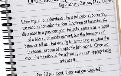 Behavior as a Science: Understanding Functions